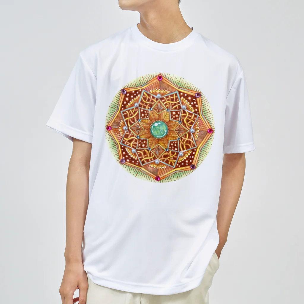 じぱんぐる-zipangle-のmandala-ゆめ ドライTシャツ