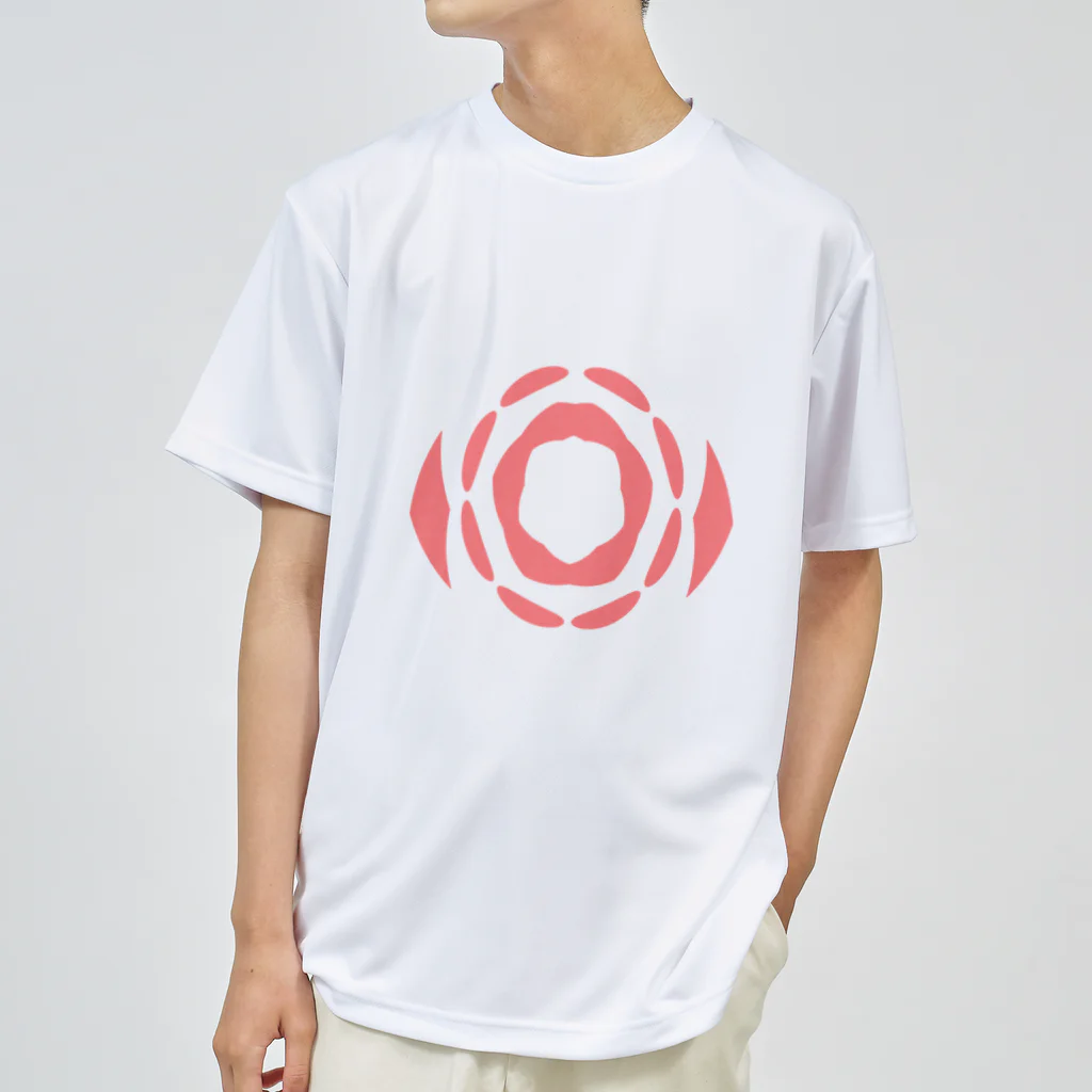 neboworksのフラワー（レッド） Dry T-Shirt