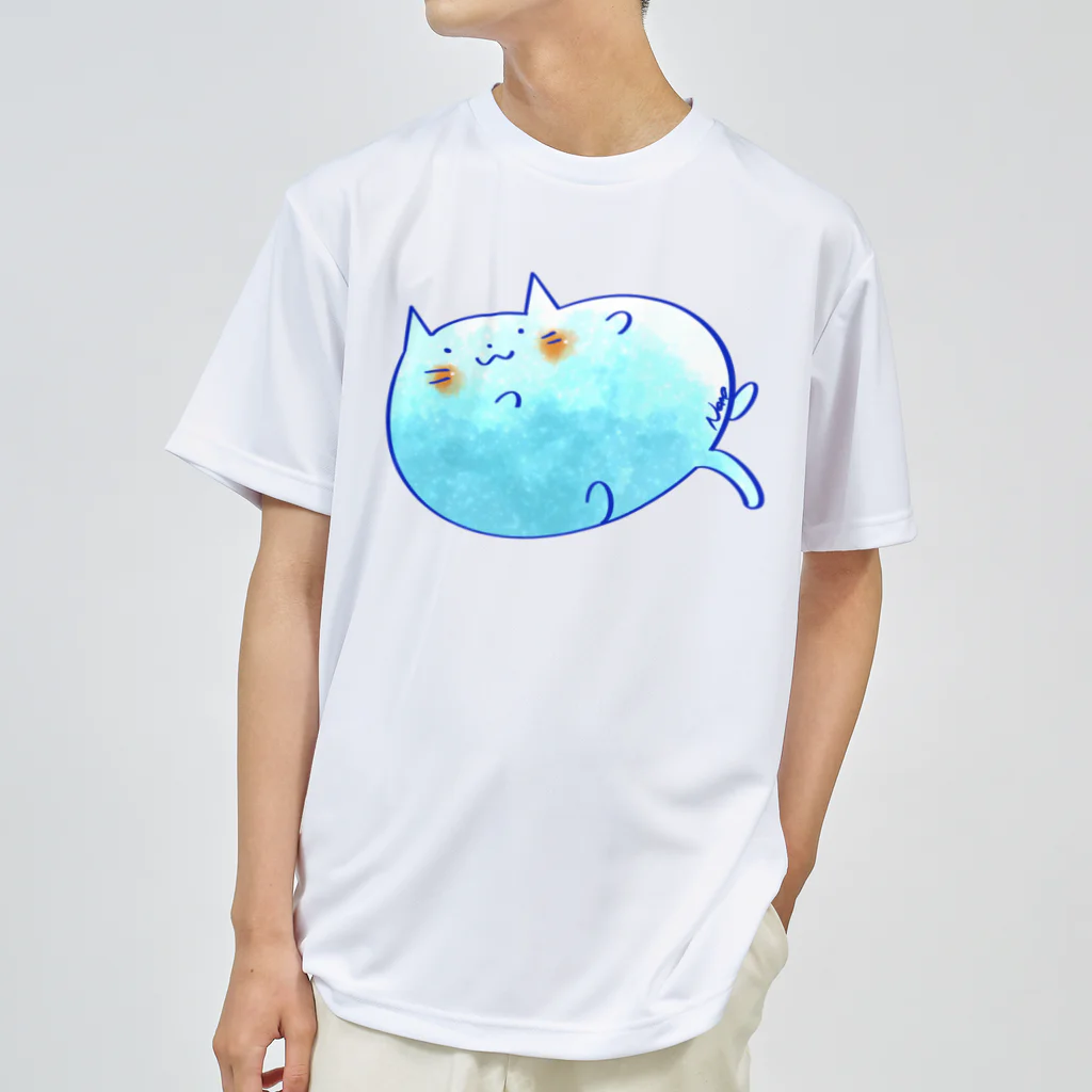 すずのねねこのみせのブルーハワイにゃむねこ ドライTシャツ