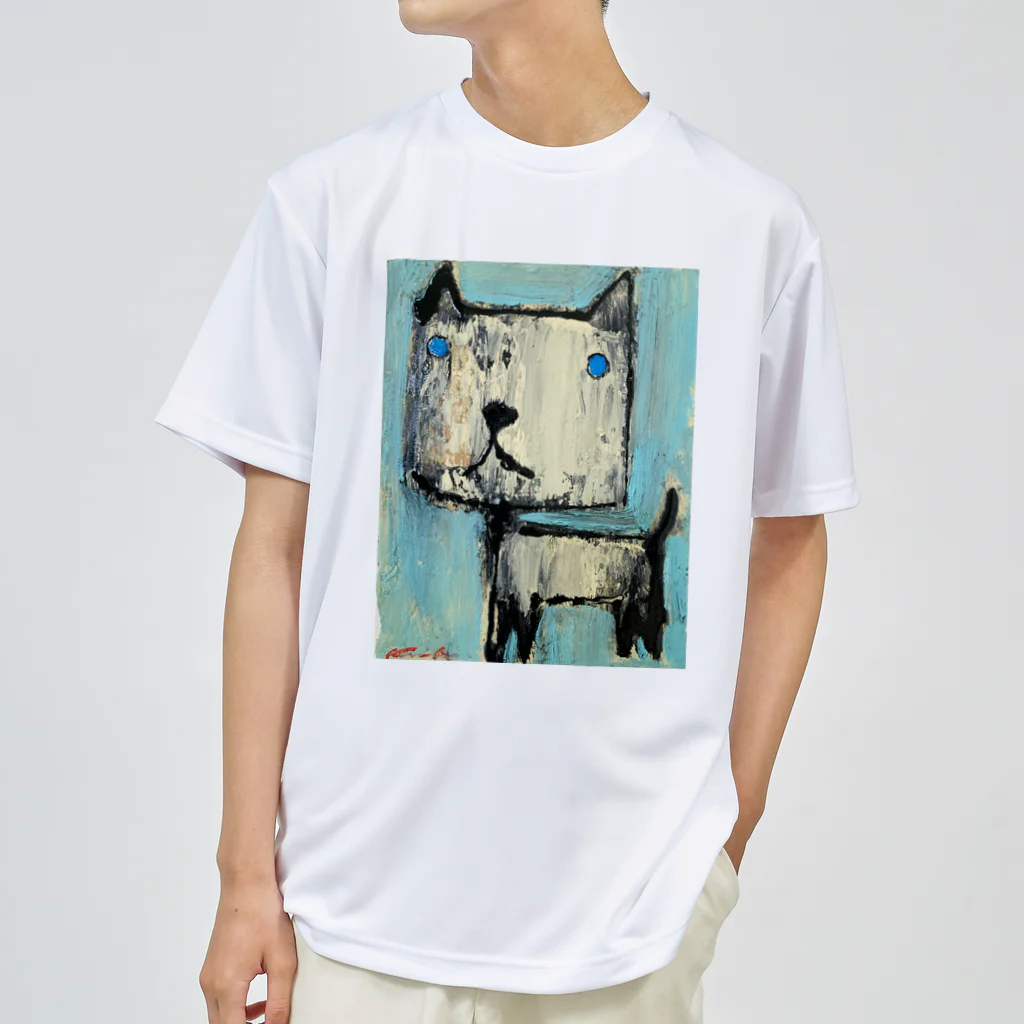 Tominaga Keishiのアニマルシリーズのイヌ君 Dry T-Shirt