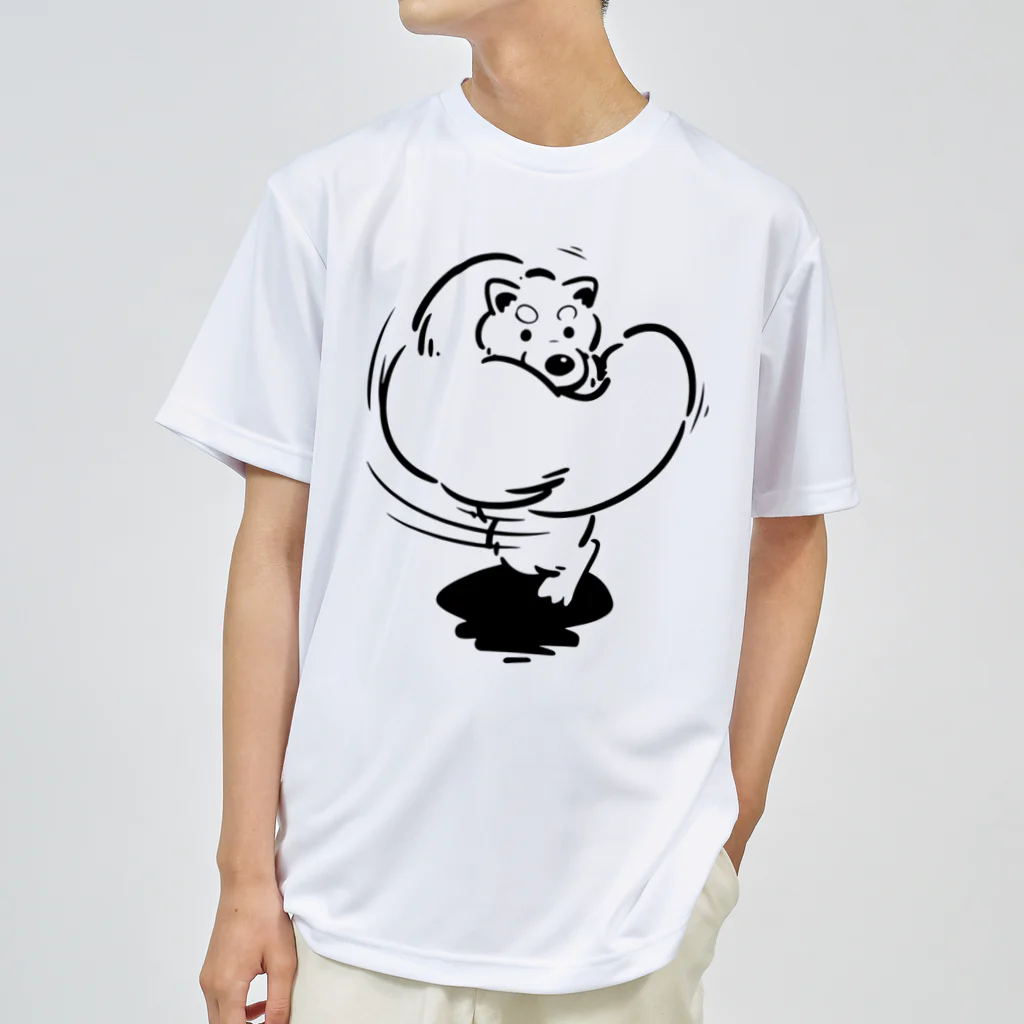 山形屋米店のマッチョな犬 ドライTシャツ