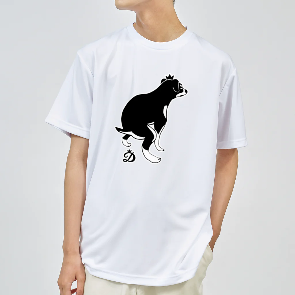 DENANのがんばる犬 ドライTシャツ