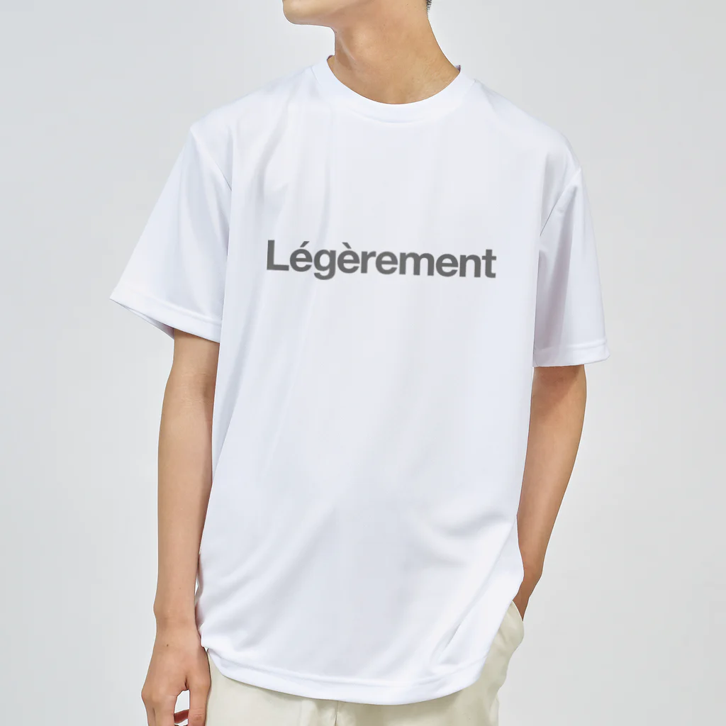 LégèrementのLégèrement-gray ドライTシャツ