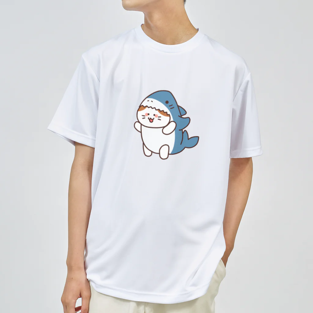  とろろんのさめねこさん ドライTシャツ