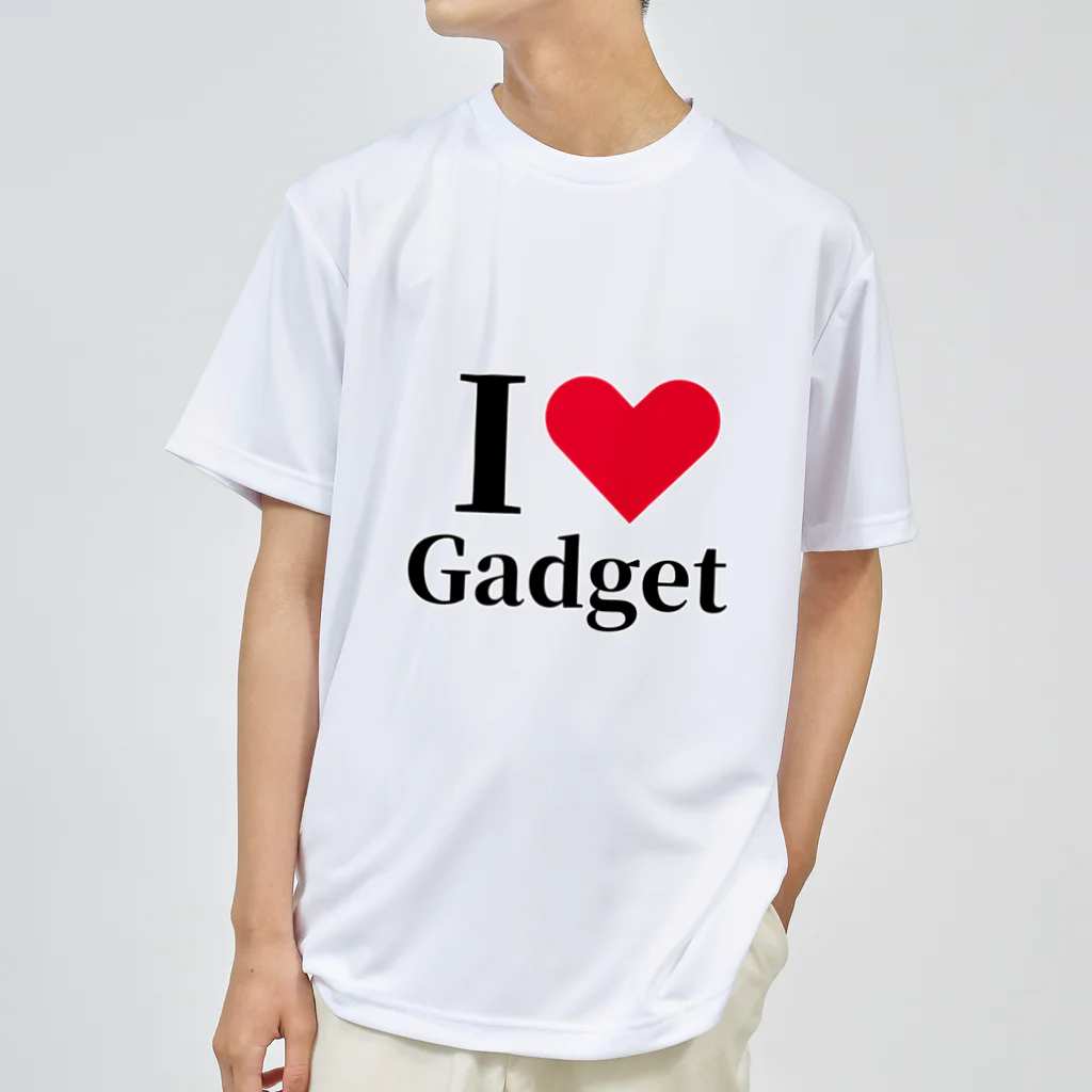 harusaraショップのI LOVE ガジェットグッズ ドライTシャツ