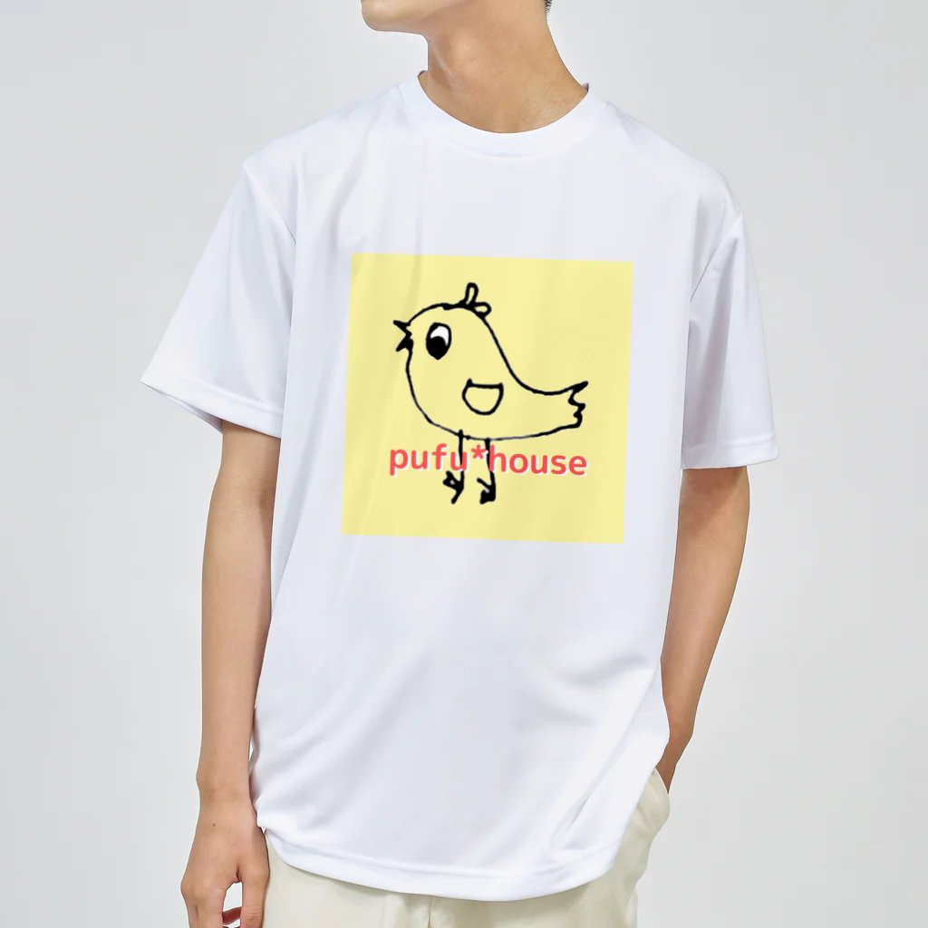 pufu*houseのpufu*house  ぴよmaru 布雑貨 ドライTシャツ