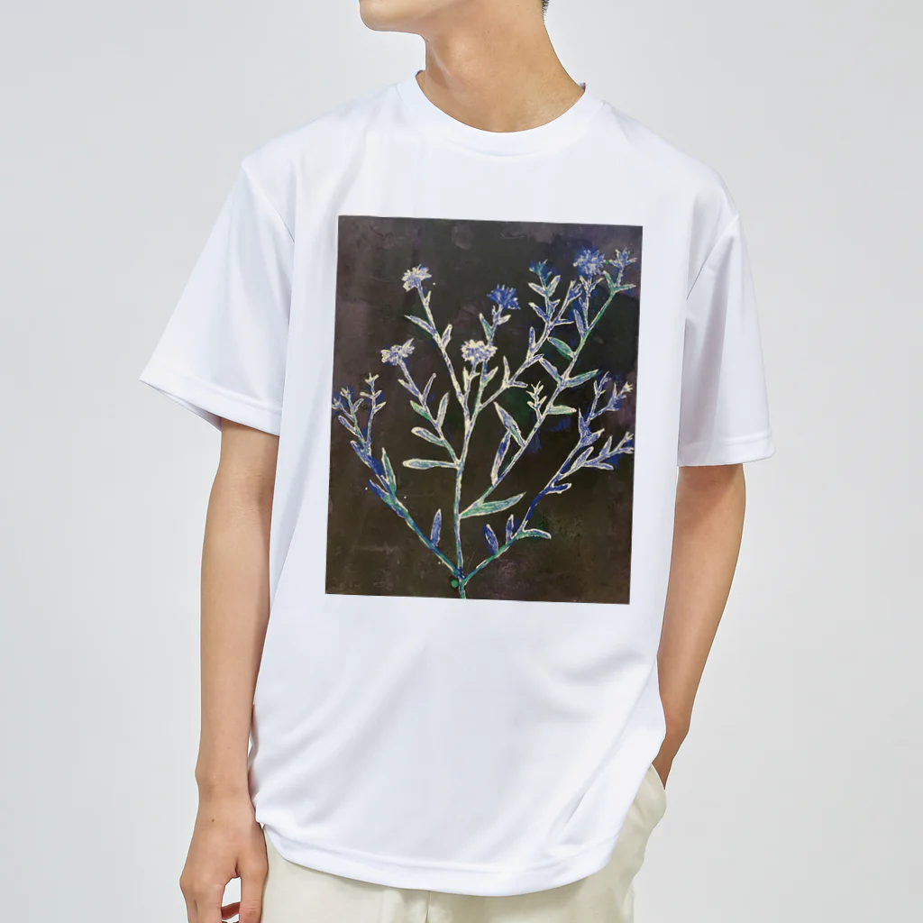 あおニャーマンの野菊 ドライTシャツ