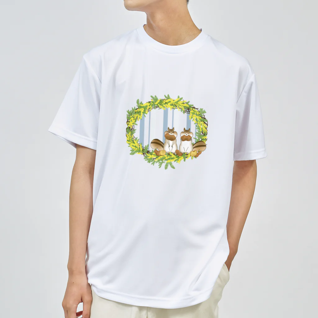 甘栗堂のもぐリスくん　２　シャツ Dry T-Shirt