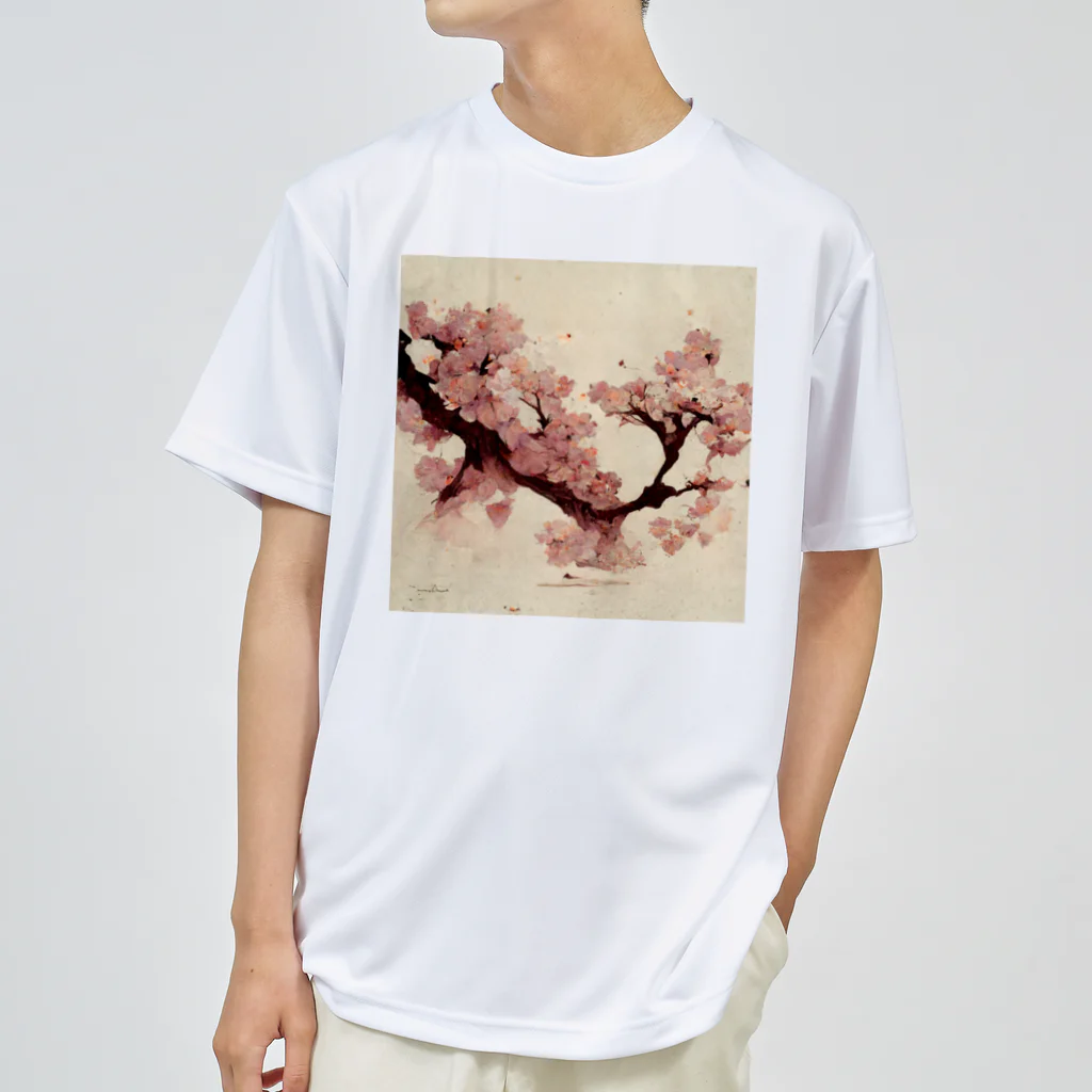 2024のAI「桜」Tシャツ（3） ドライTシャツ