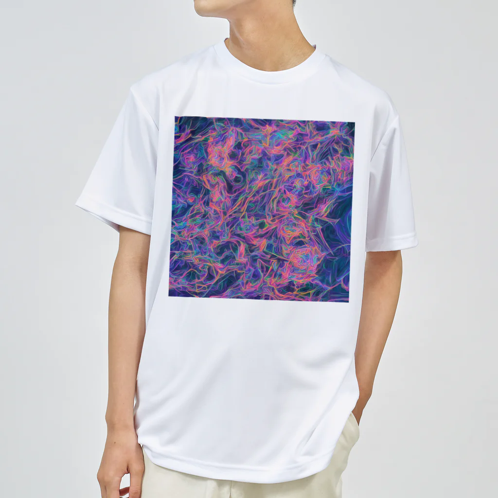 TakashiSのpattern of electricity Dry T-Shirt