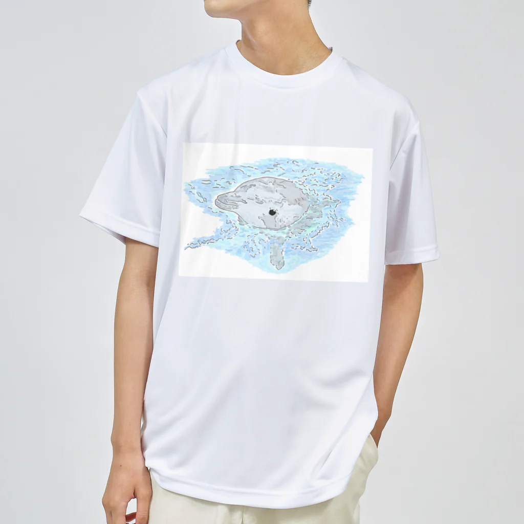 niwatsukinoの癒し、かわゆすのイルカちゃん。 Dry T-Shirt