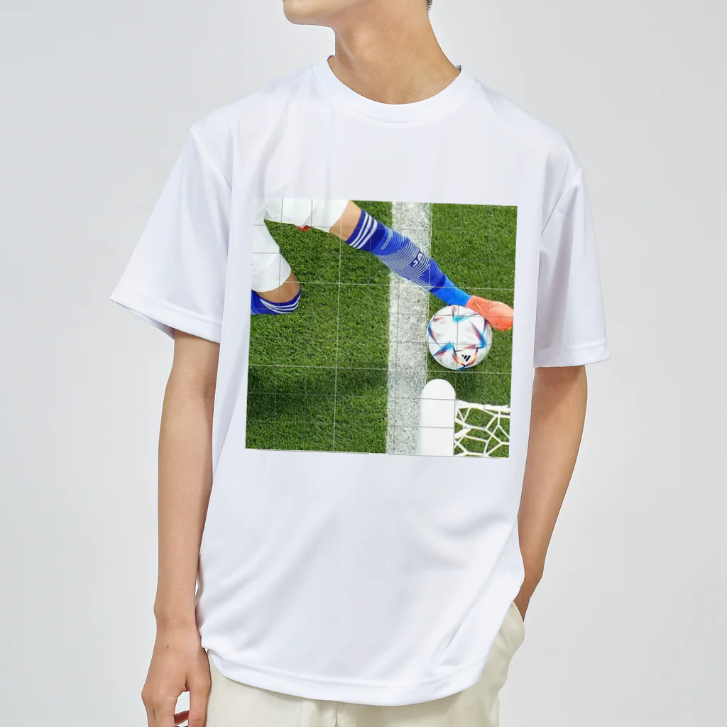 つ津Tsuの線出てない サッカー日本代表2022Wカップ ドライTシャツ