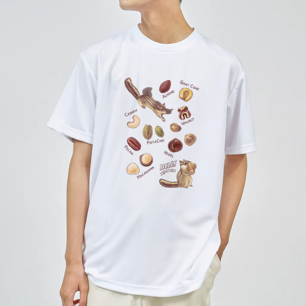 huroshikiのNUTS collection ナッツコレクション ドライTシャツ