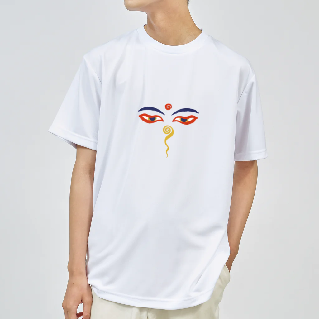 IZANAMI by Akane YabushitaのWisdom Eyes（ブッダの瞳） Dry T-Shirt