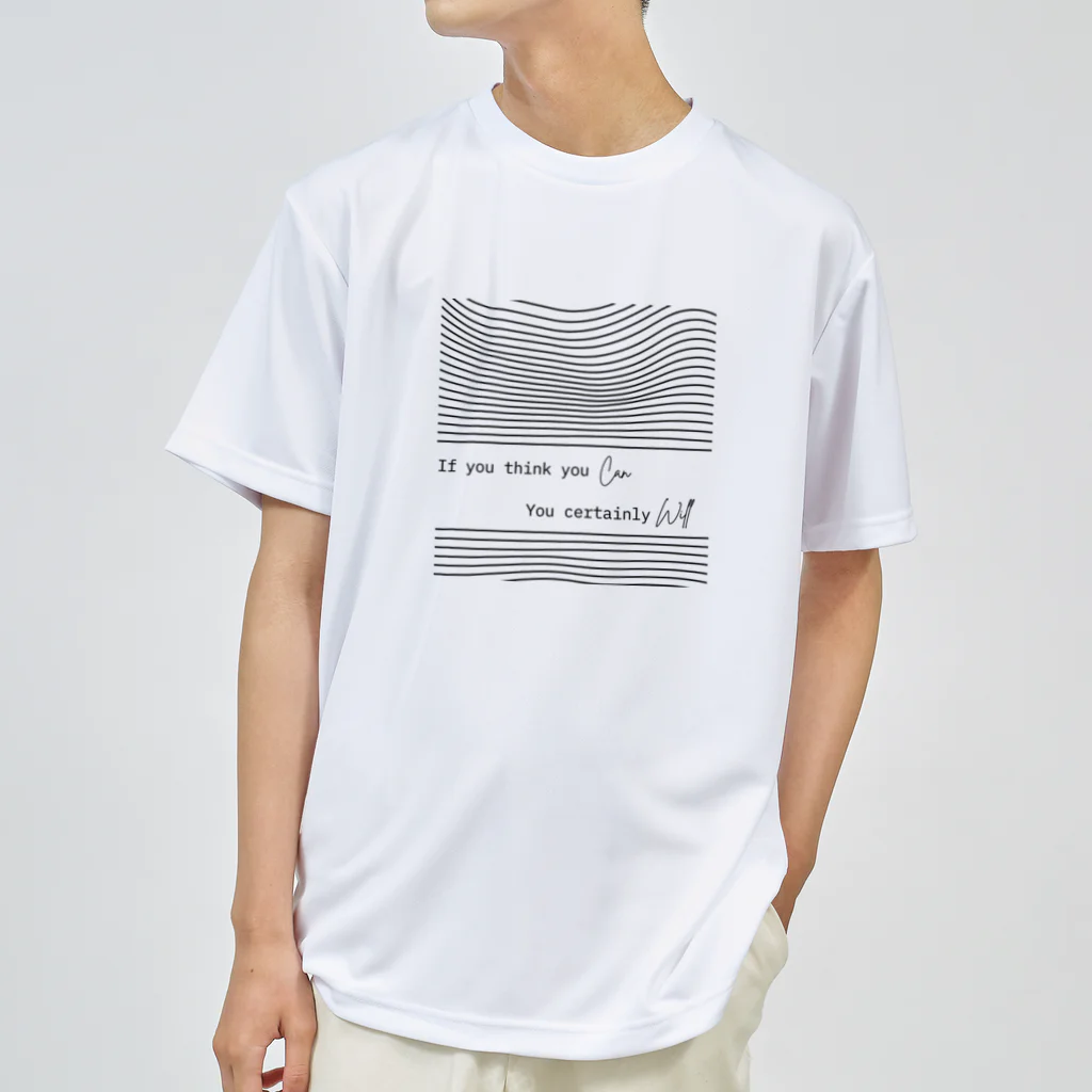 The Alburos & Co.のIf you think you Can you certainly Will Dry T-Shirt