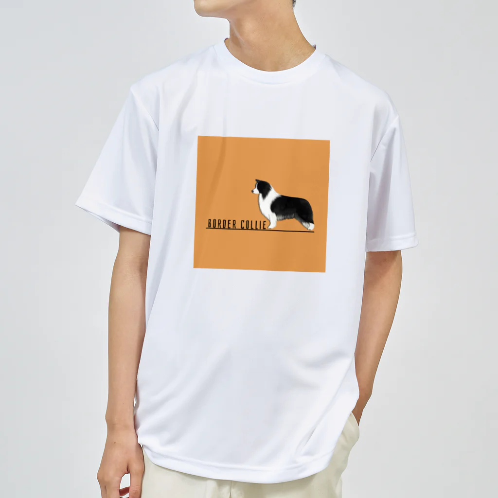 kcraft-bordercollieのボーダーコリー　モノクロver Dry T-Shirt