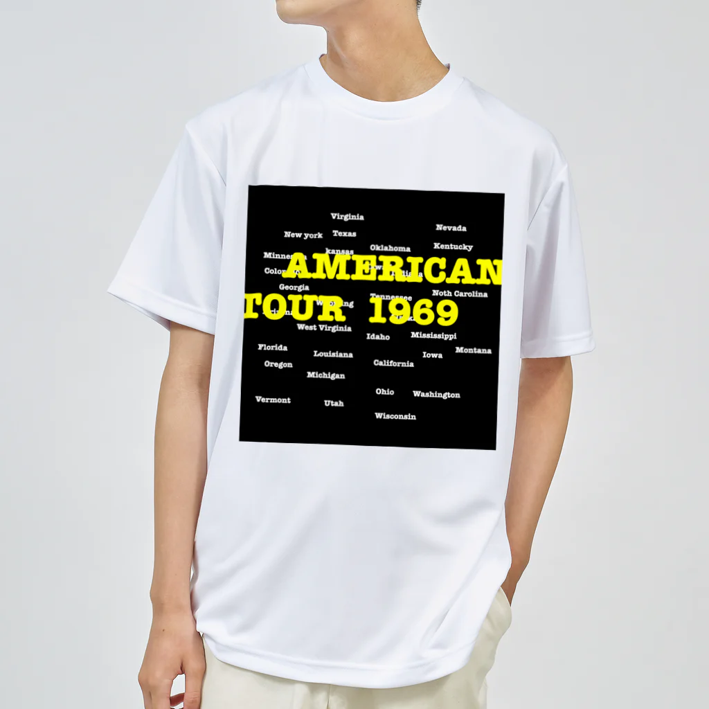 NEON_LINEのAMERICAN TOUR Dry T-Shirt