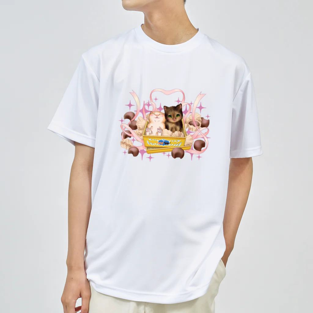 nya-mew（ニャーミュー）のチョコよりカワイイ#2 ドライTシャツ