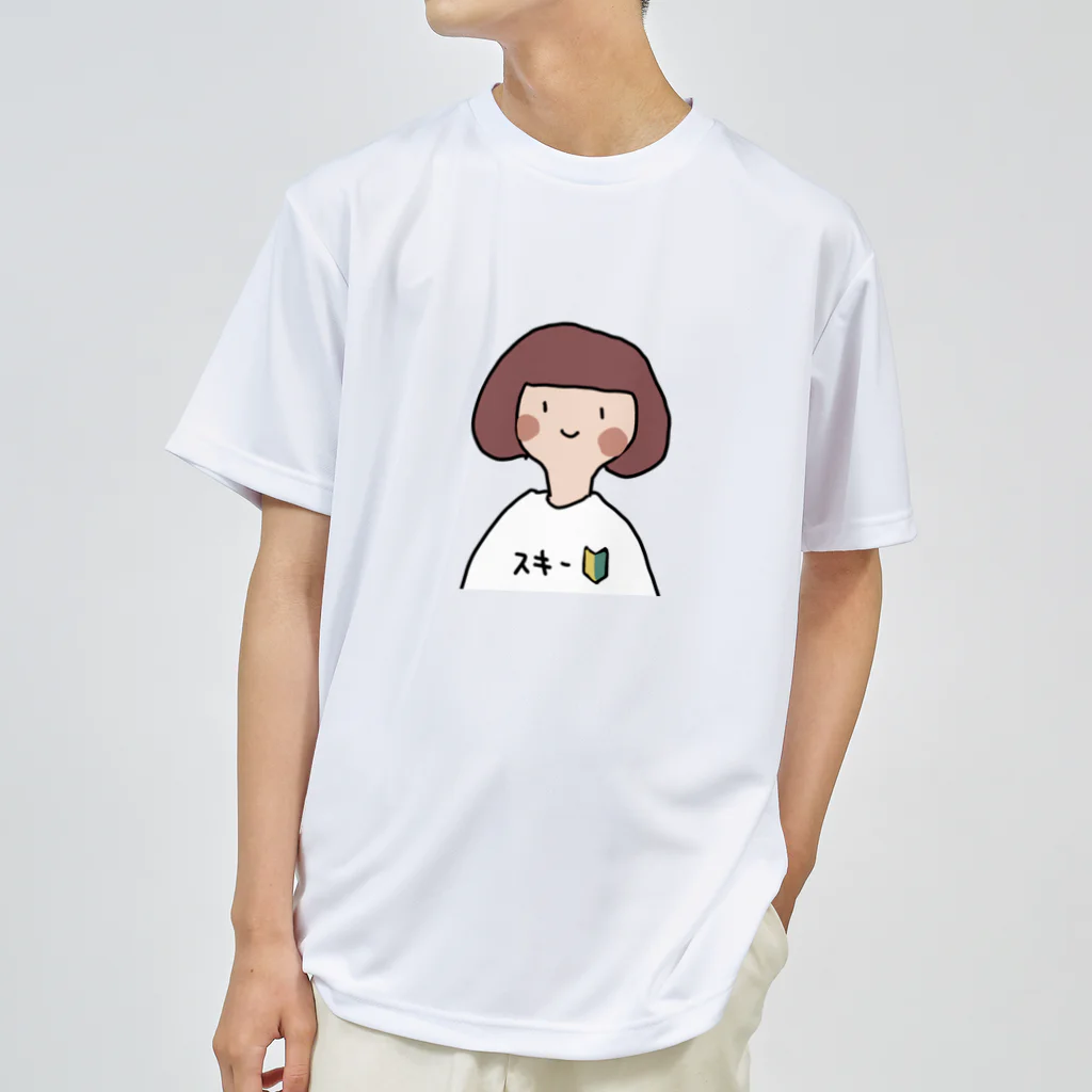 yamamototomohiroのスキー初心者女子 ドライTシャツ