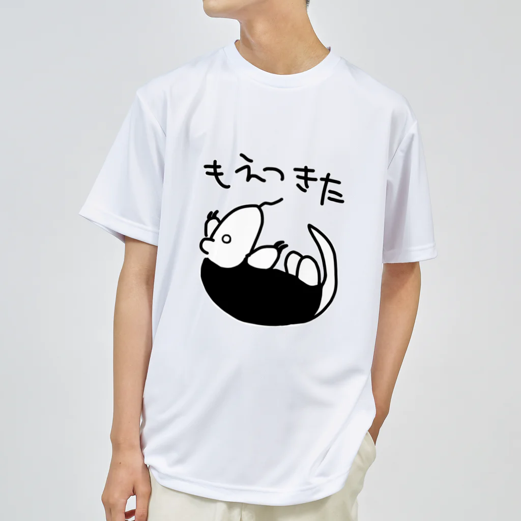 ミナミコアリクイ【のの】の燃え尽きた【ミナミコアリクイ】 ドライTシャツ