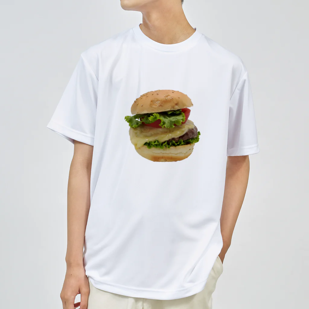 メシテロタイプ（飯テロTシャツブランド）のハンバーガー ドライTシャツ