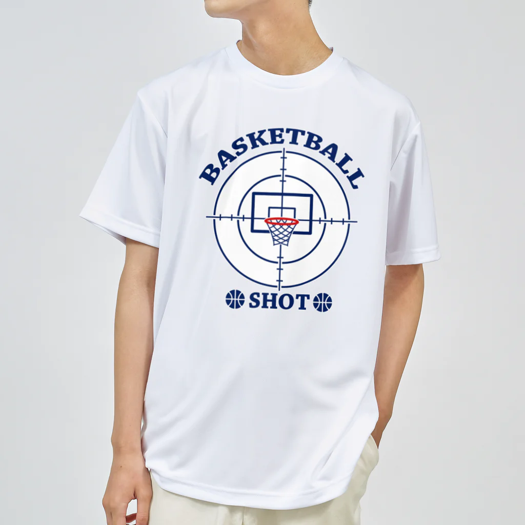 sports_tower スポーツタワーのバスケットボール・ターゲット・BASKETBALL・デザイン・グッズ・Tシャツ・イラスト・サークル・かっこいい・かわいい・男子・女子・有力・確実・有望・部活・チームT・バスケ ドライTシャツ