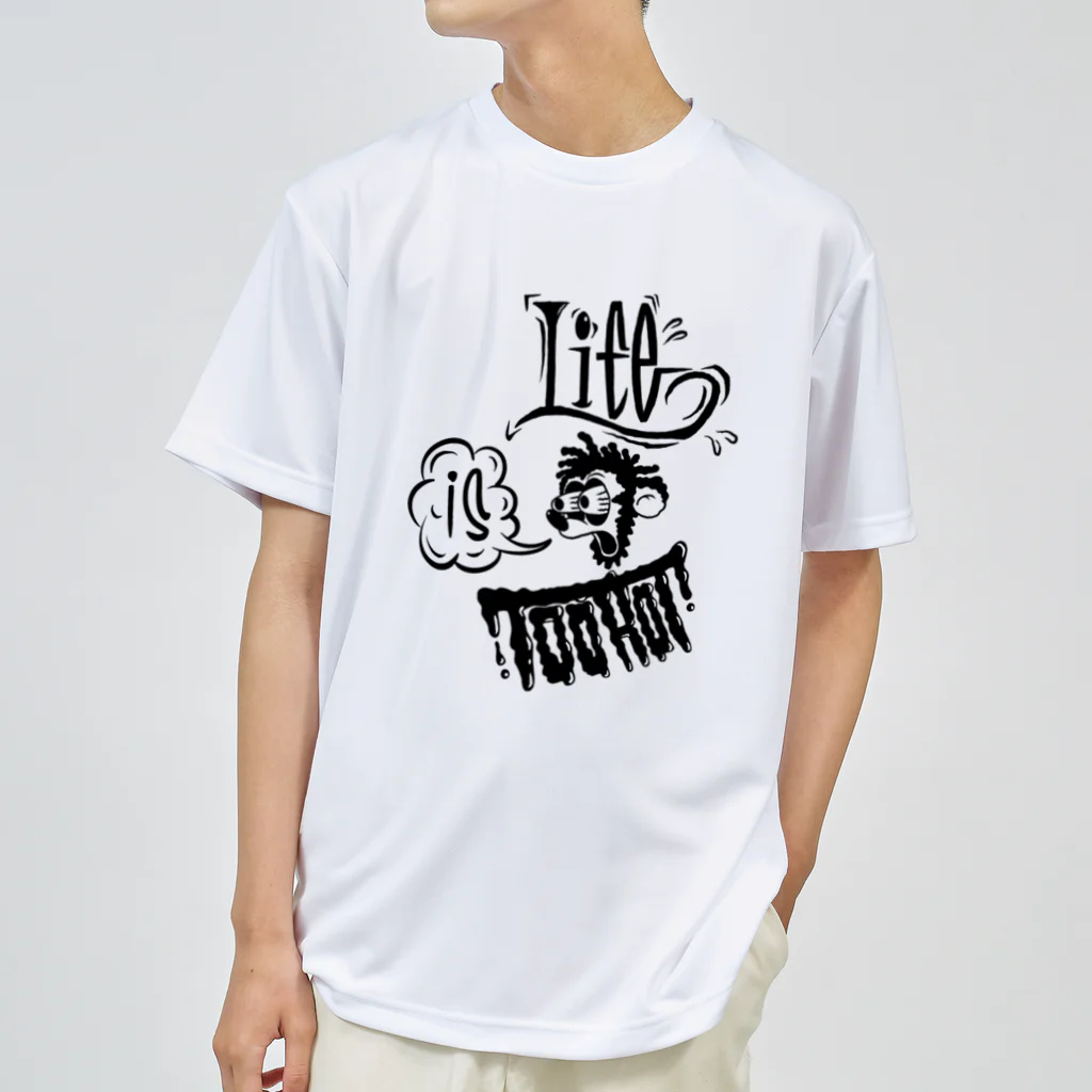 Skank The WorldのLife is Too Hot ドライTシャツ