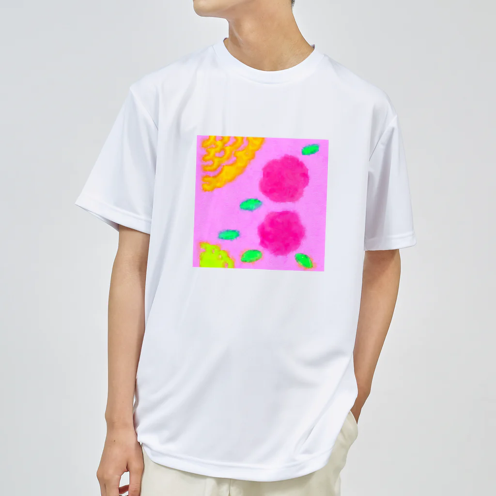 Noëlのピンクとお花 Dry T-Shirt