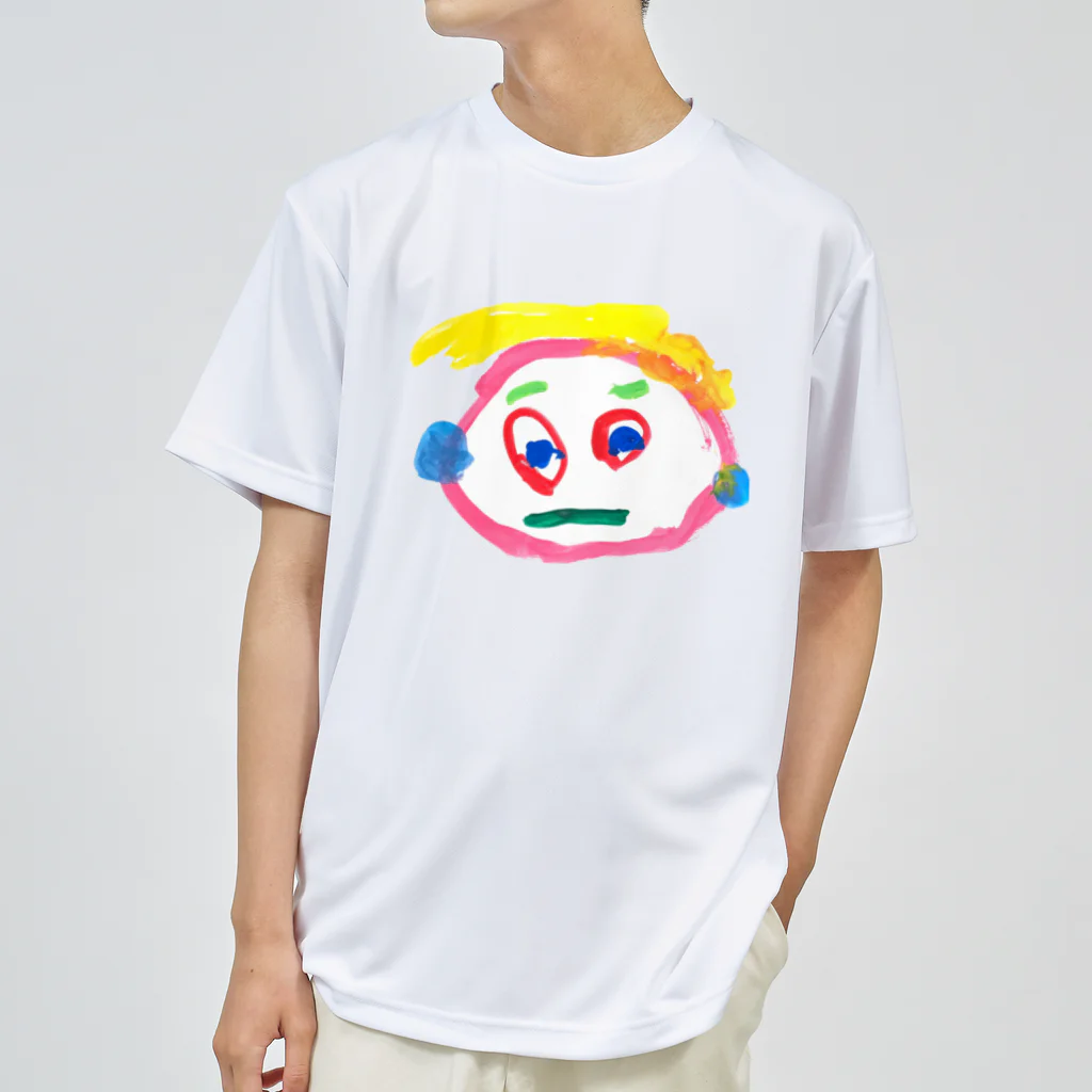 こどもの絵の３さい の じがぞう ドライTシャツ