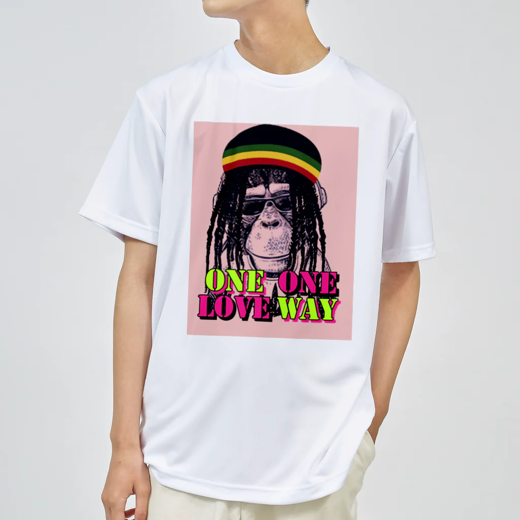 BREDDAのONE LOVE ONE WAY Dry T-Shirt