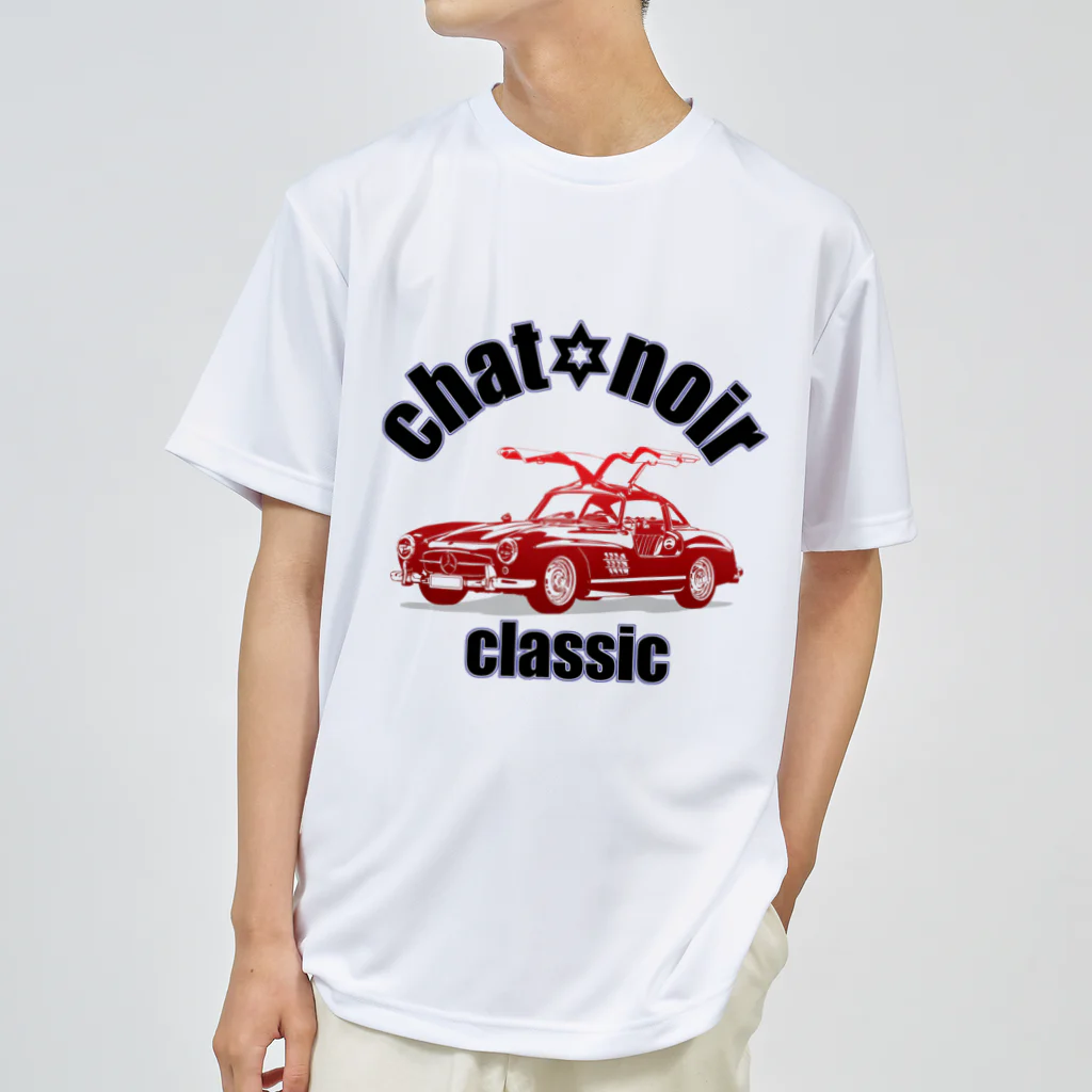 chat noirのchat noir classic series car ドライTシャツ