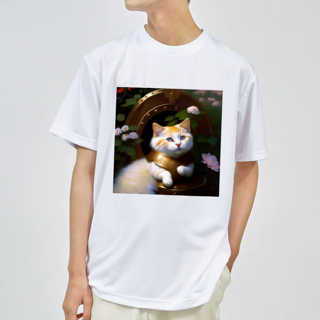 CAT_LINE_STOREの天界に住まうイタズラ猫 Dry T-Shirt