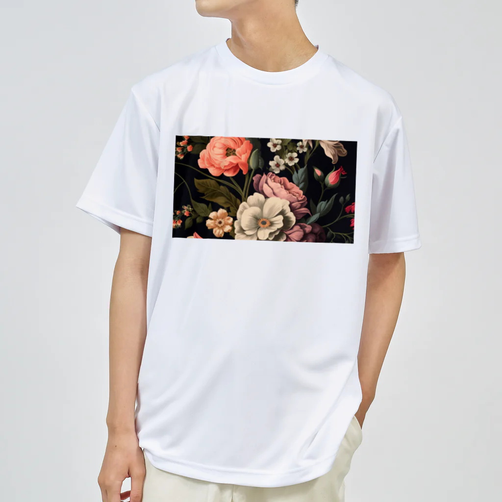 NoriNoriのフラワープリント Dry T-Shirt