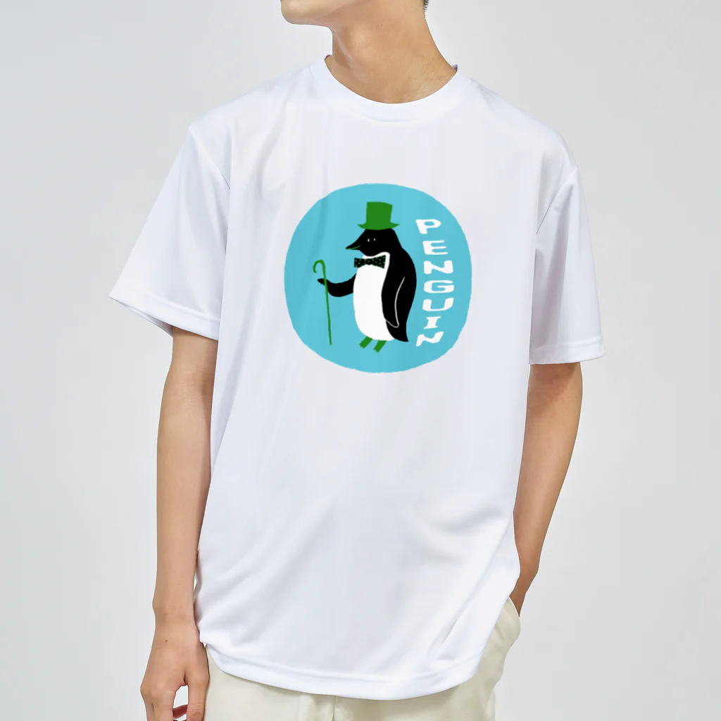 gogocats-shopのみんな大好きペンギン君 ドライTシャツ