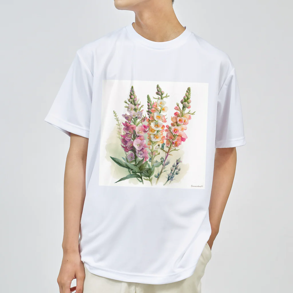 botanicalartAIのキンギョソウ ドライTシャツ