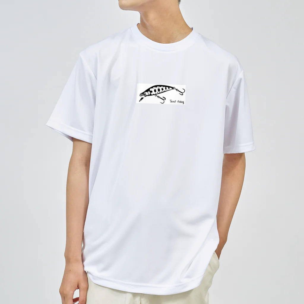 フィッシング&サウナの和風Trout Fishing  Dry T-Shirt