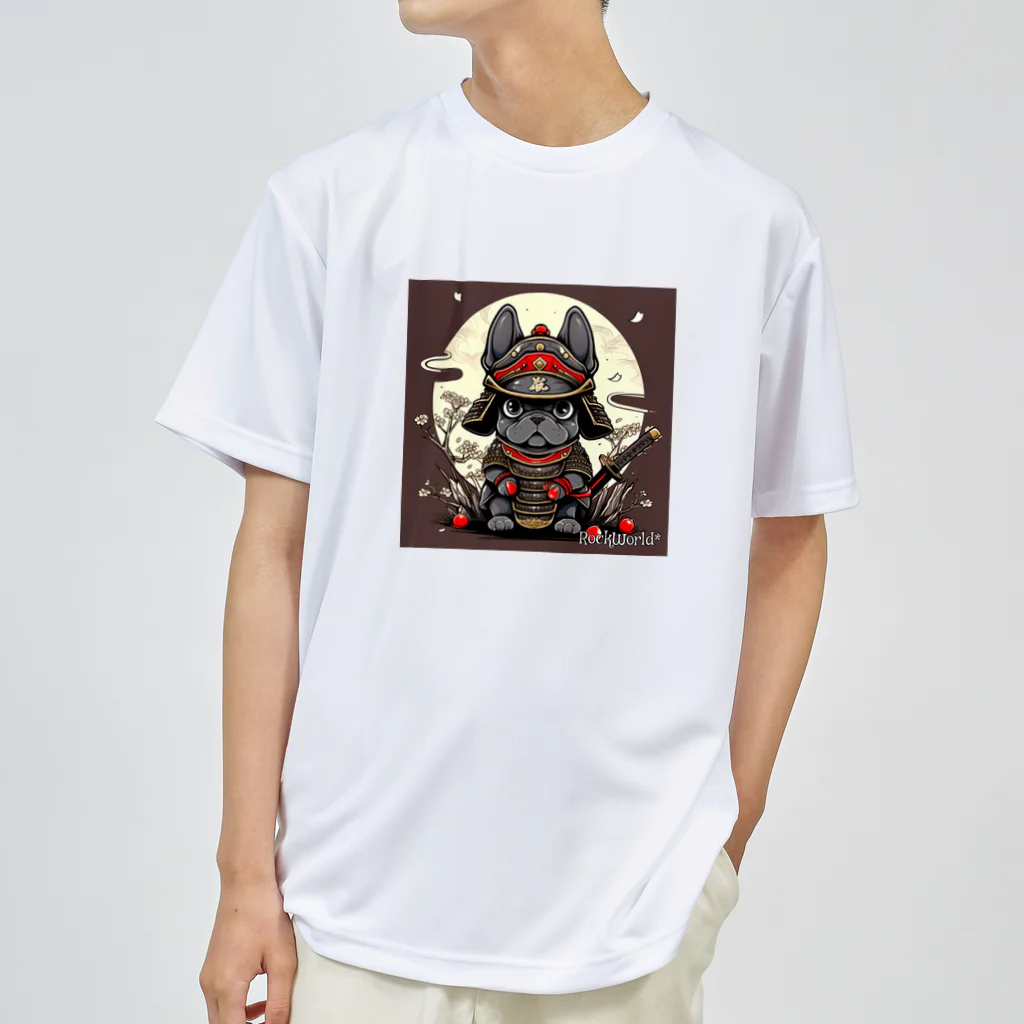 AliceDesignLab.のSamurai FrenchBulldog ドライTシャツ