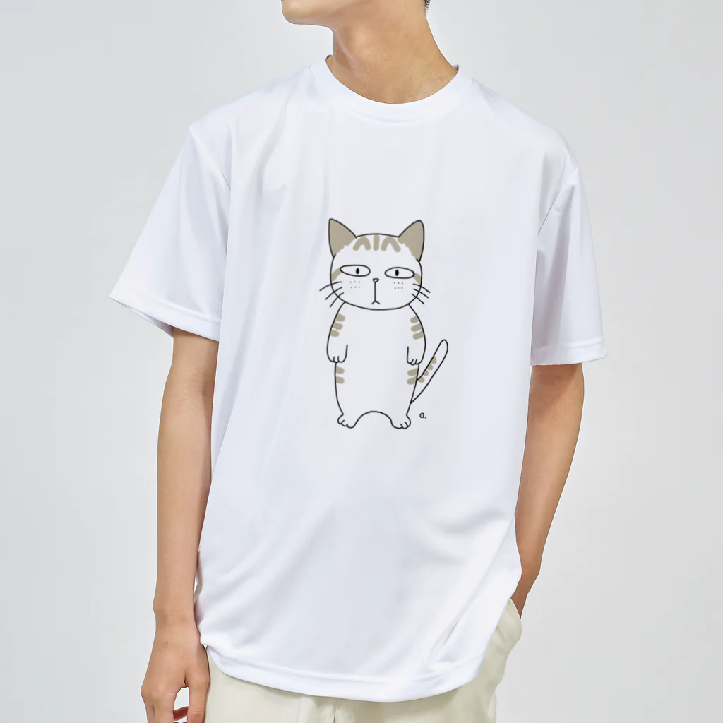 あけびの無愛想なサバトラ猫くん Dry T-Shirt