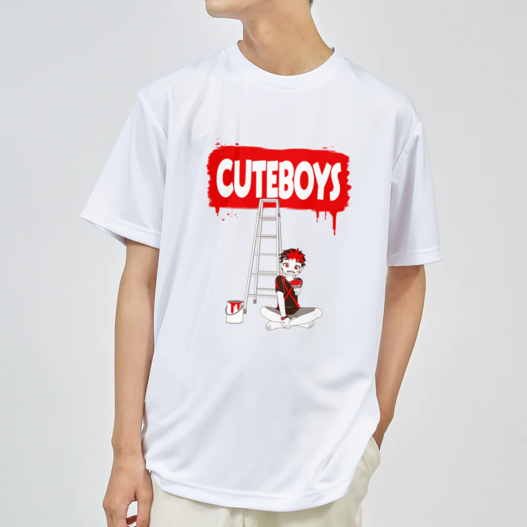 CUTEBOYS STOREのCUTEBOYS ペンキらくがき ドライTシャツ