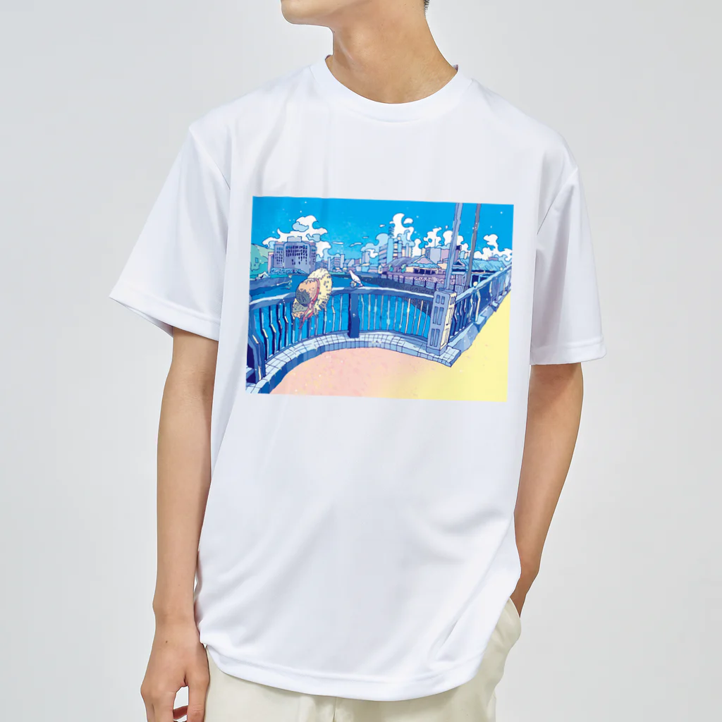 Saigetsuの【夏の忘れ物】/長崎の風景 ドライTシャツ