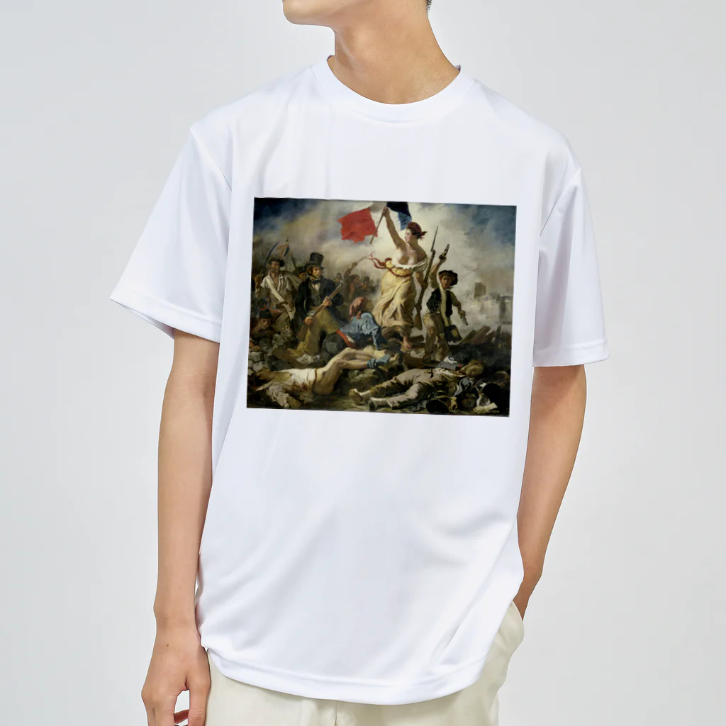 世界美術商店の民衆を導く自由の女神 / Liberty Leading the People Dry T-Shirt