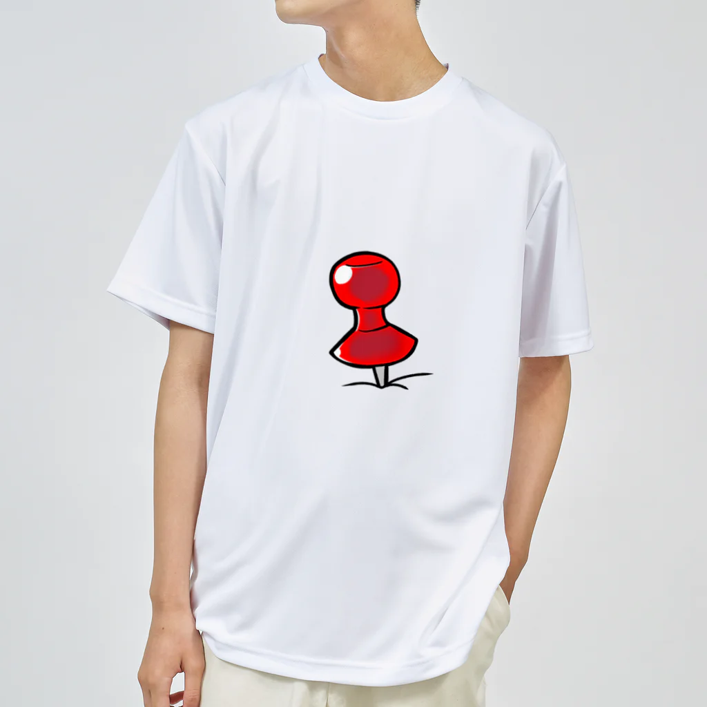 湿布汁🪴のPins！(red) Dry T-Shirt