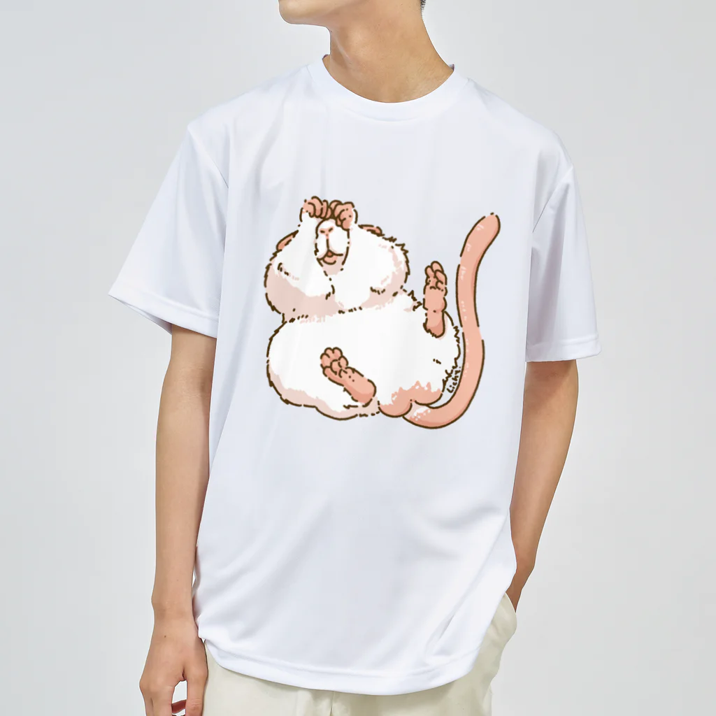 Lichtmuhleのあおむけラットちゃん01 ドライTシャツ