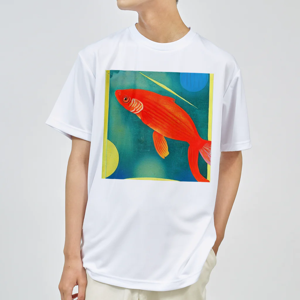 Danke Shoot Coffeeの流星金魚 Dry T-Shirt