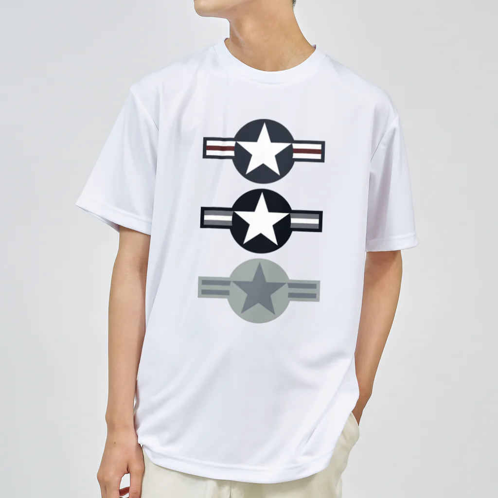 Y.T.S.D.F.Design　自衛隊関連デザインの米軍航空機識別マーク Dry T-Shirt