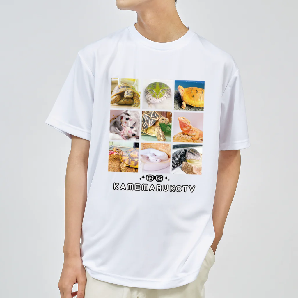 カメまる子🐢のカメまる子ＴＶペット集 Dry T-Shirt