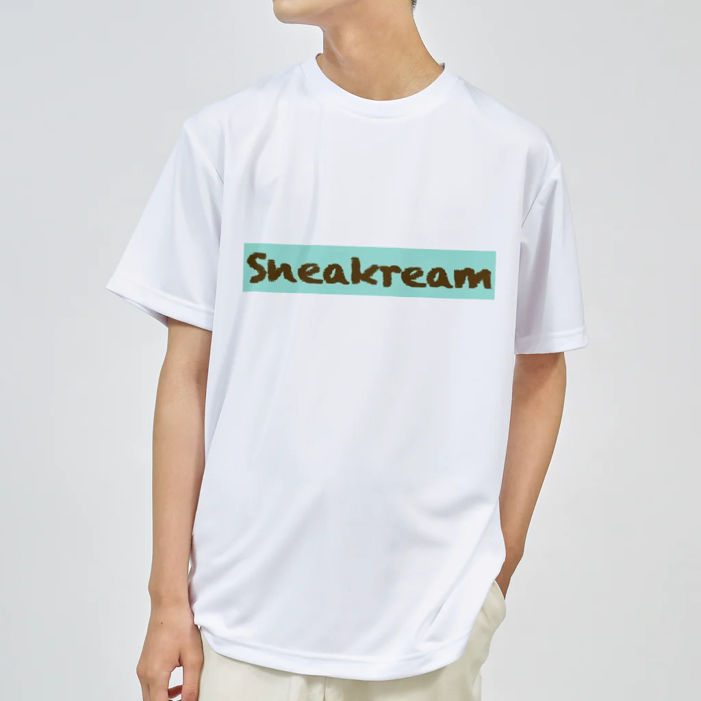 Sneakreamのチョコミントアイスクリームスニーカー ドライTシャツ