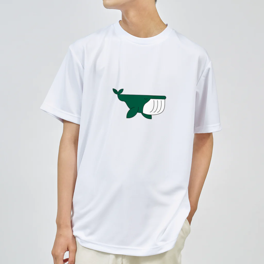 くすのき もんのおだやかなクジラ ドライTシャツ