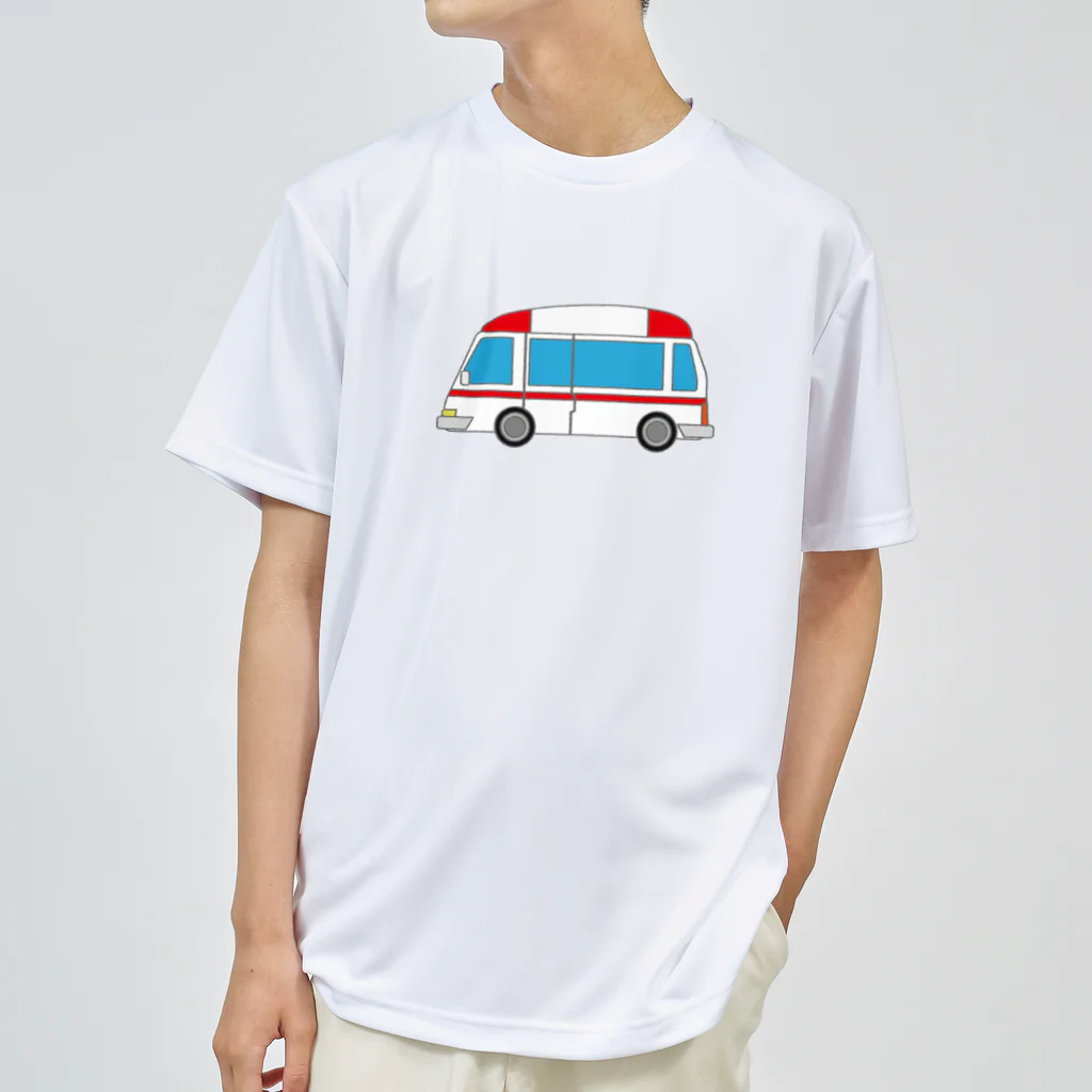 chicodeza by suzuriの可愛い救急車 Dry T-Shirt