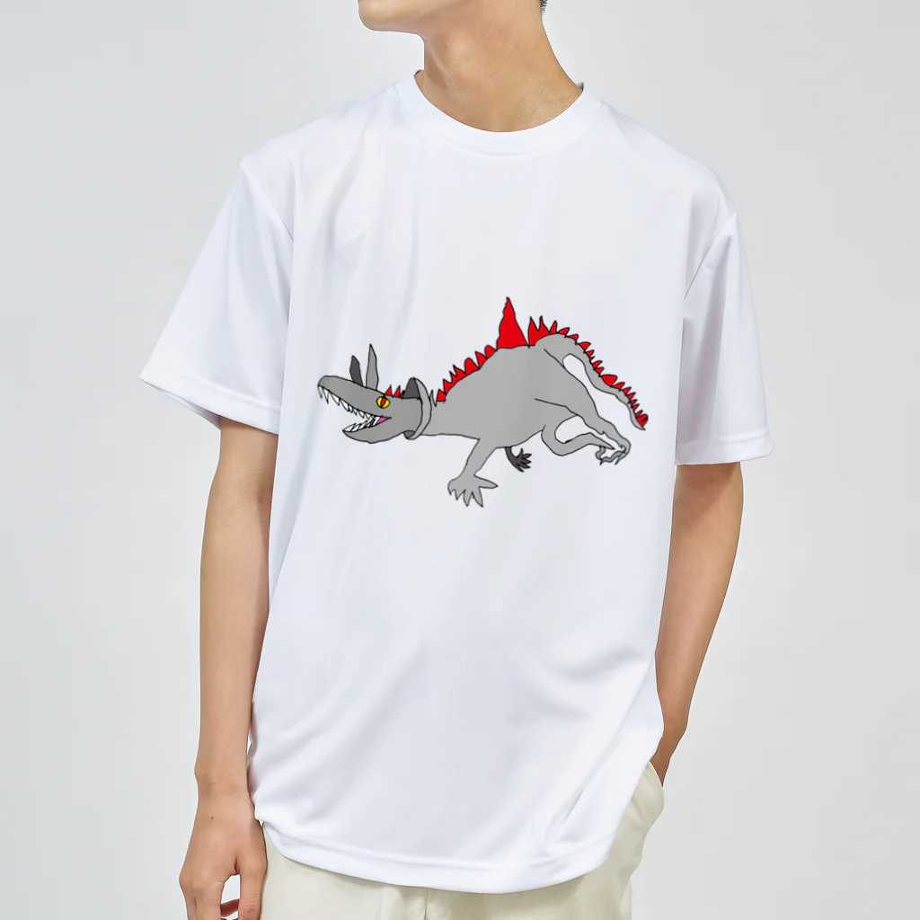 shion0731の恐竜 ドライTシャツ